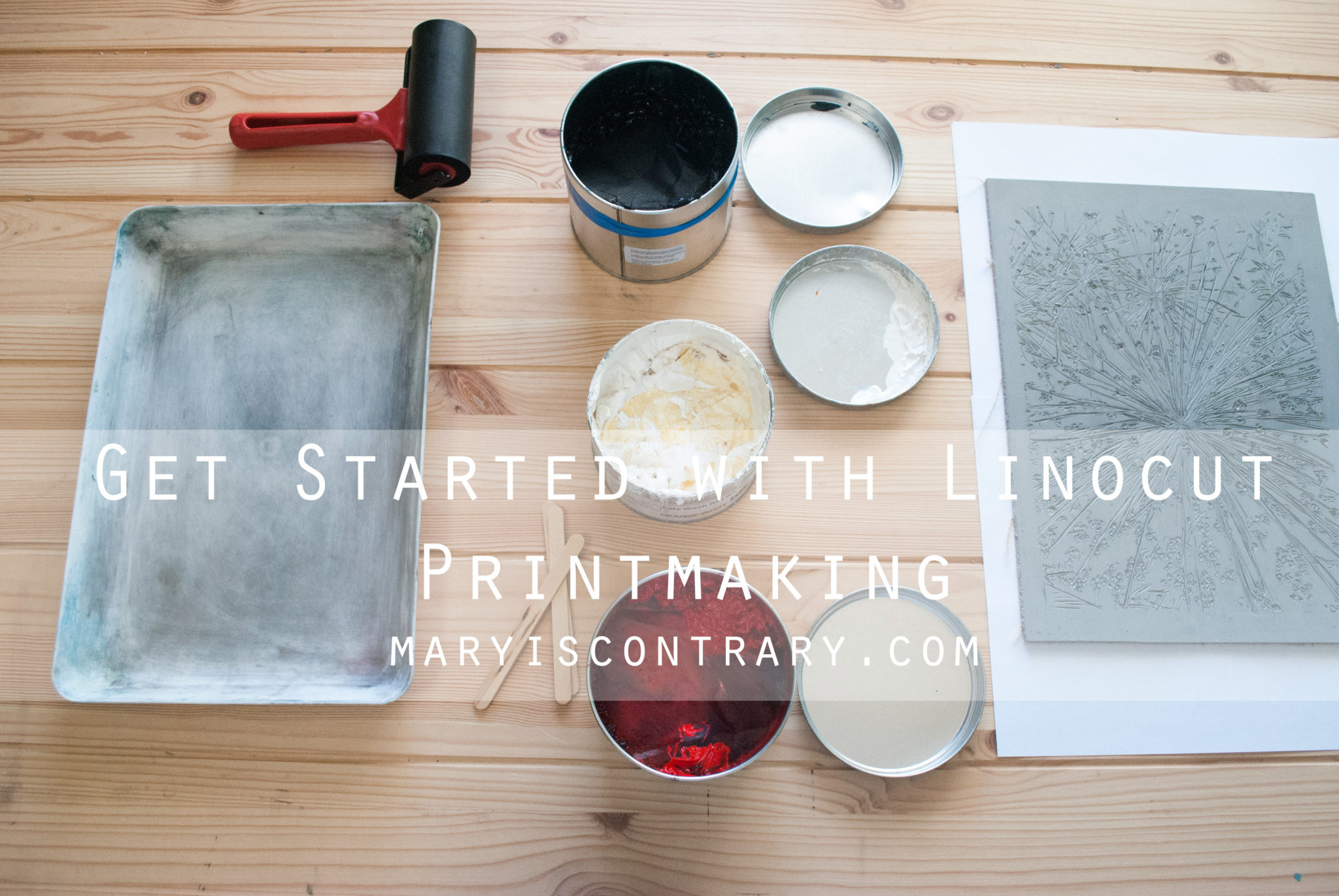Get Started With Linocut Printmaking Mary Is Contrary