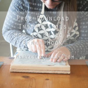 How to Build a Bench Hook Free Download