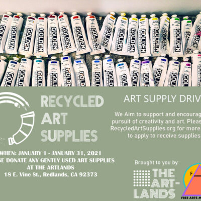 Recycled Art Supplies: Art Supply Drive