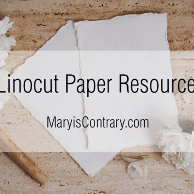 Linocut Paper Resources