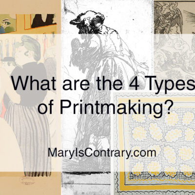 What are the 4 types of printmaking?