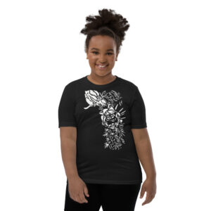 Youth Short Sleeve T-Shirt - Cactus Bloom Print