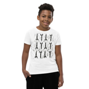 Youth Short Sleeve T-Shirt - Rocket Print
