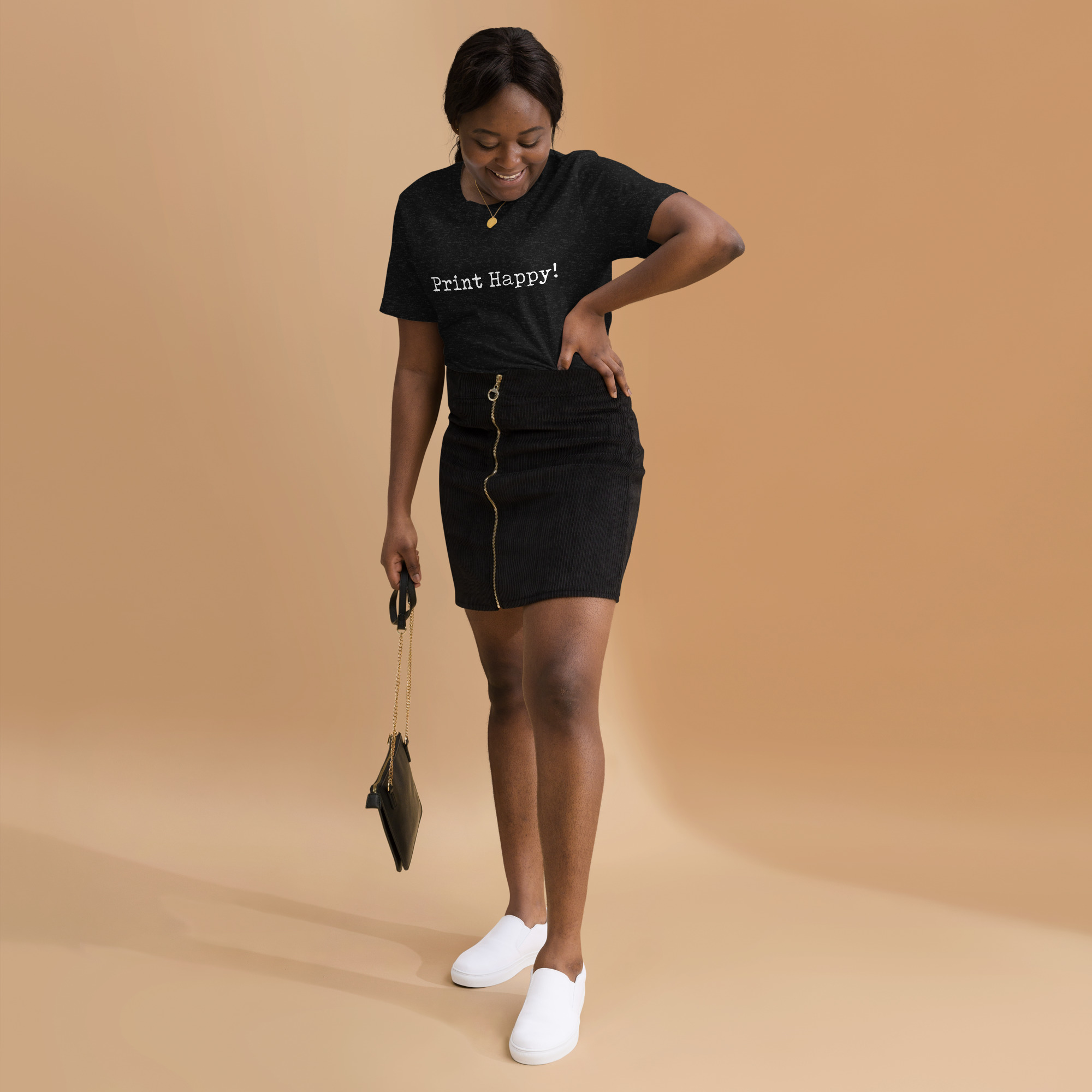 Print Happy! – Ink & Pressure Edition Unisex t-shirt - Image 4
