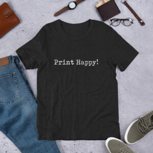 Print Happy Tshirt design